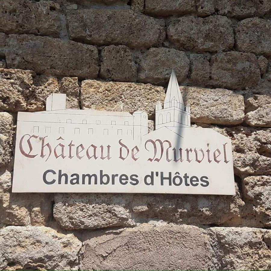 Chateau de Murviel Exterior foto